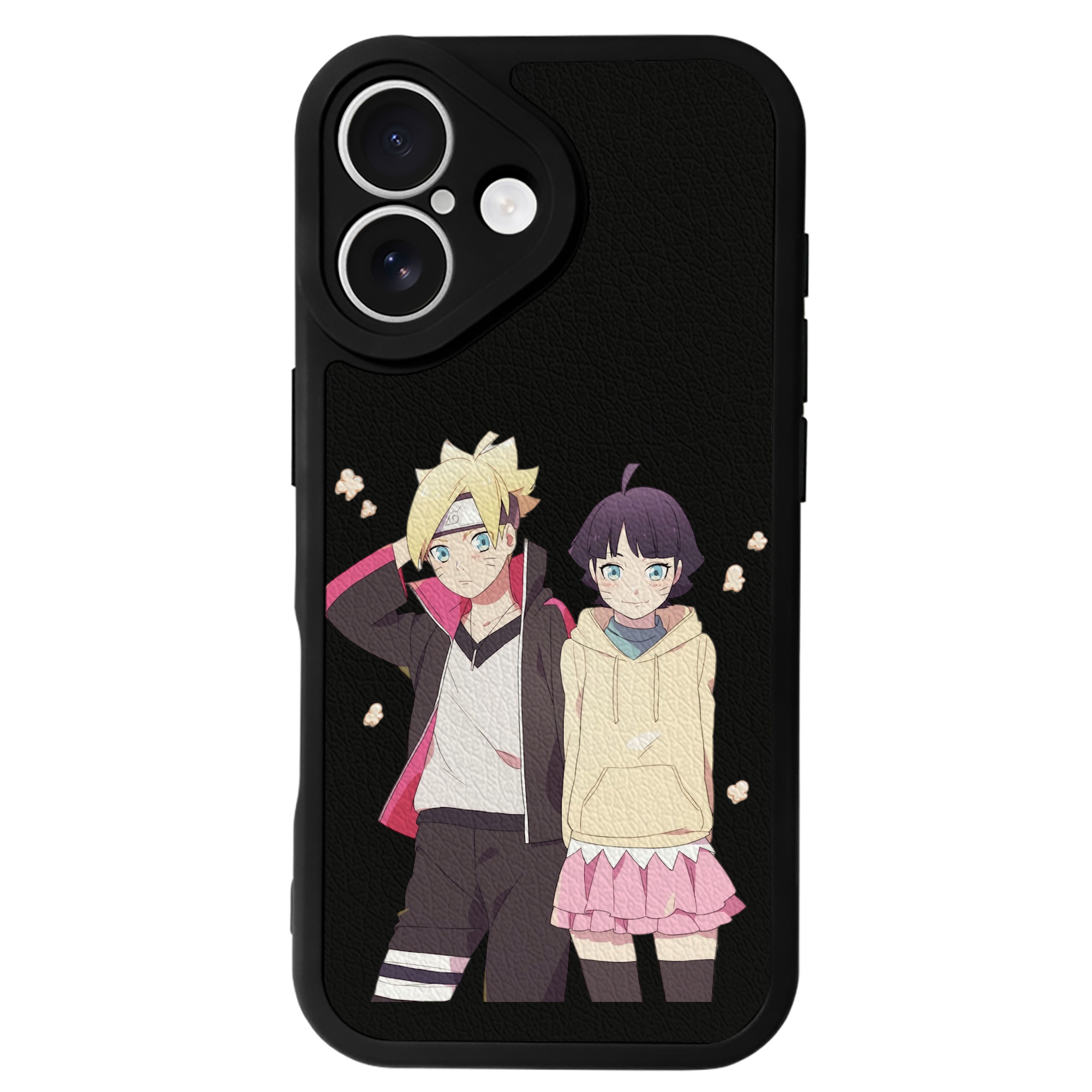 （画像用） NARUTO -ナルト- うずまき ボルト Uzumaki Boruto 【iPhone 16シリーズ対応】シリコンスマホケース（レザー調） 材質：シリコン